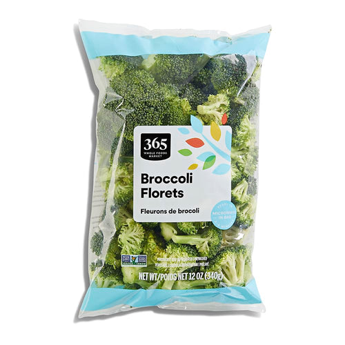 Broccoli Florets 12 Oz 365 By Whole Foods Market