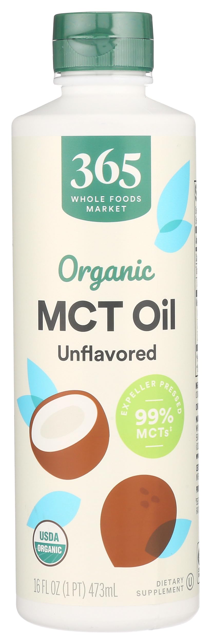Organic MCT Oil Unflavored 16 Fl Oz 365 By Whole Foods Market