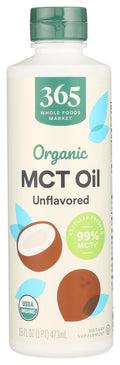 Organic MCT Oil Unflavored 16 Fl Oz 365 By Whole Foods Market