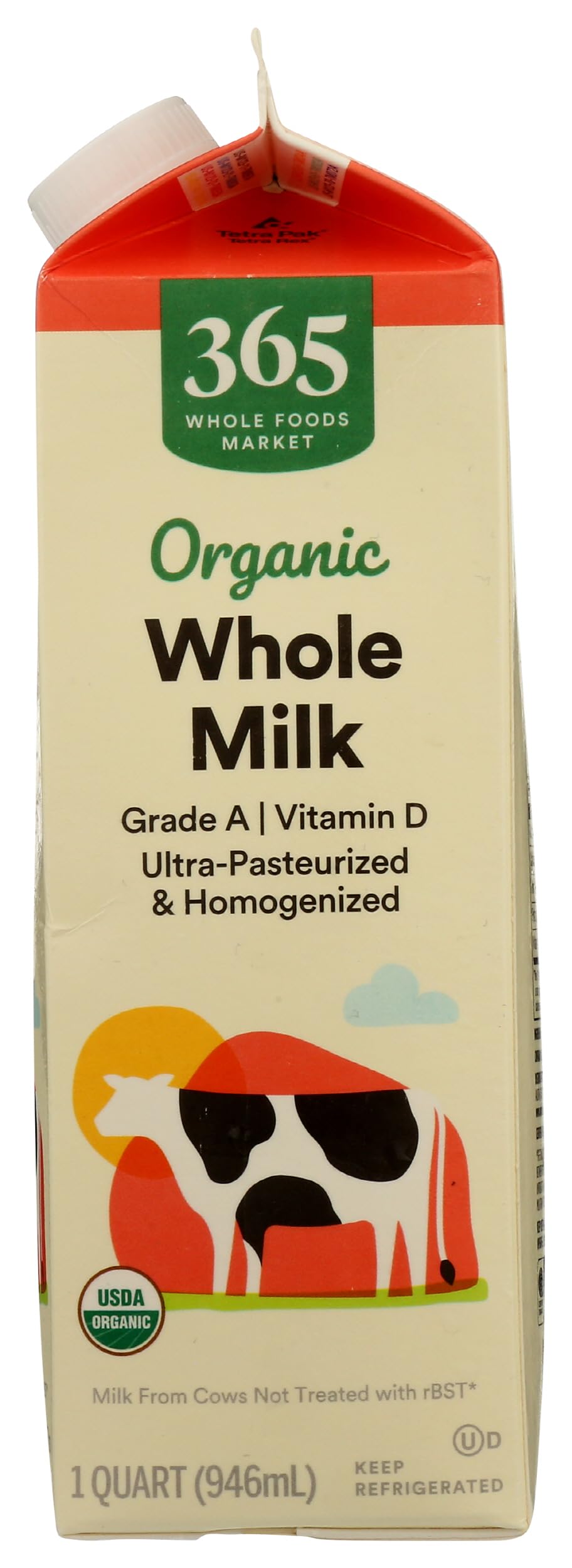 Organic Whole Milk 32 Fl Oz 365 By Whole Foods Market