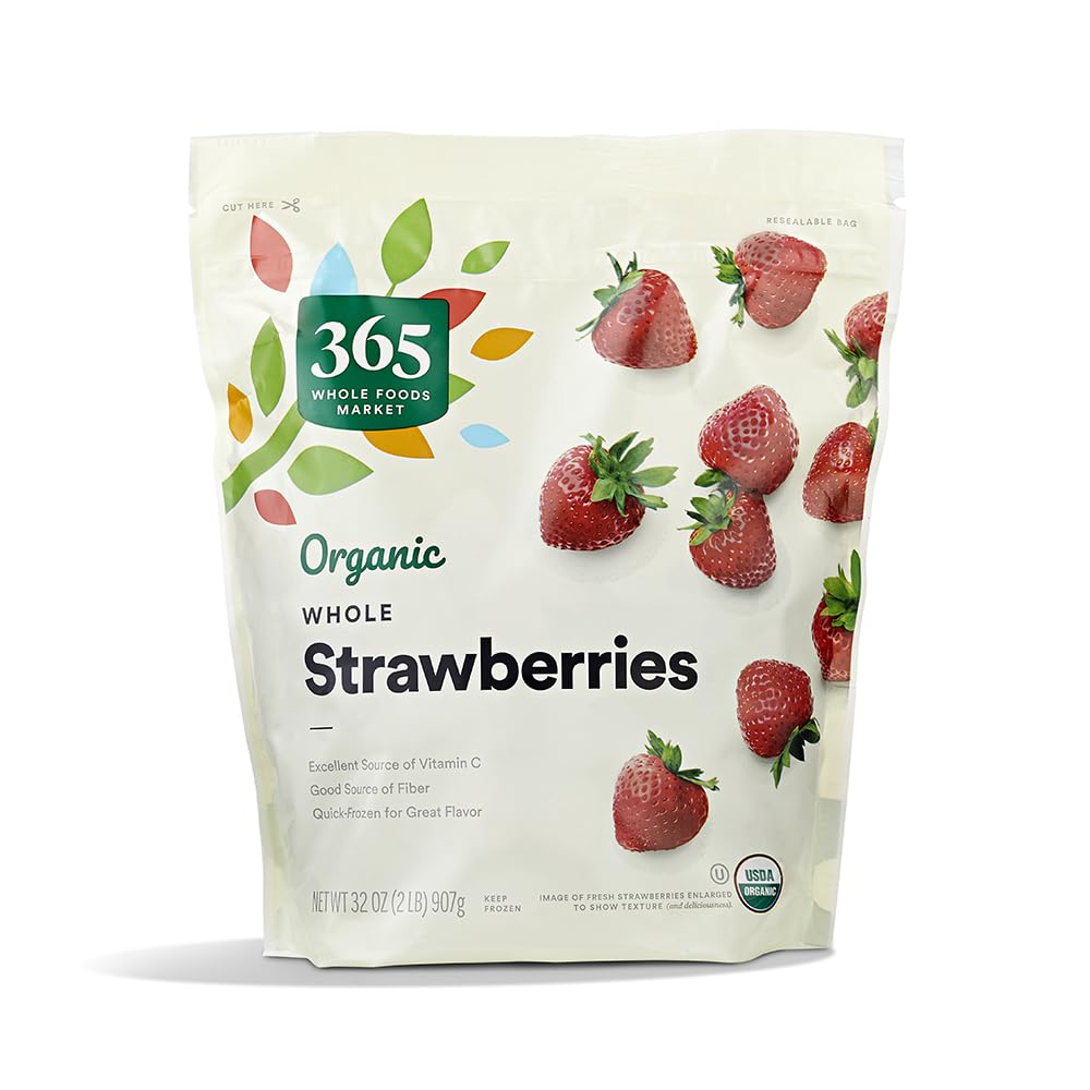 Organic Whole Strawberries 32 Oz 1 Count 365 By Whole Foods Market