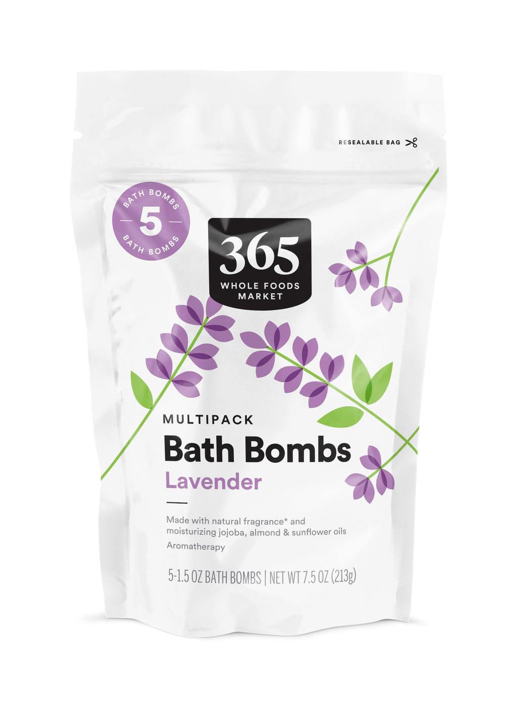 Lavender Bath Bombs 5 Count 365 By Whole Foods Market