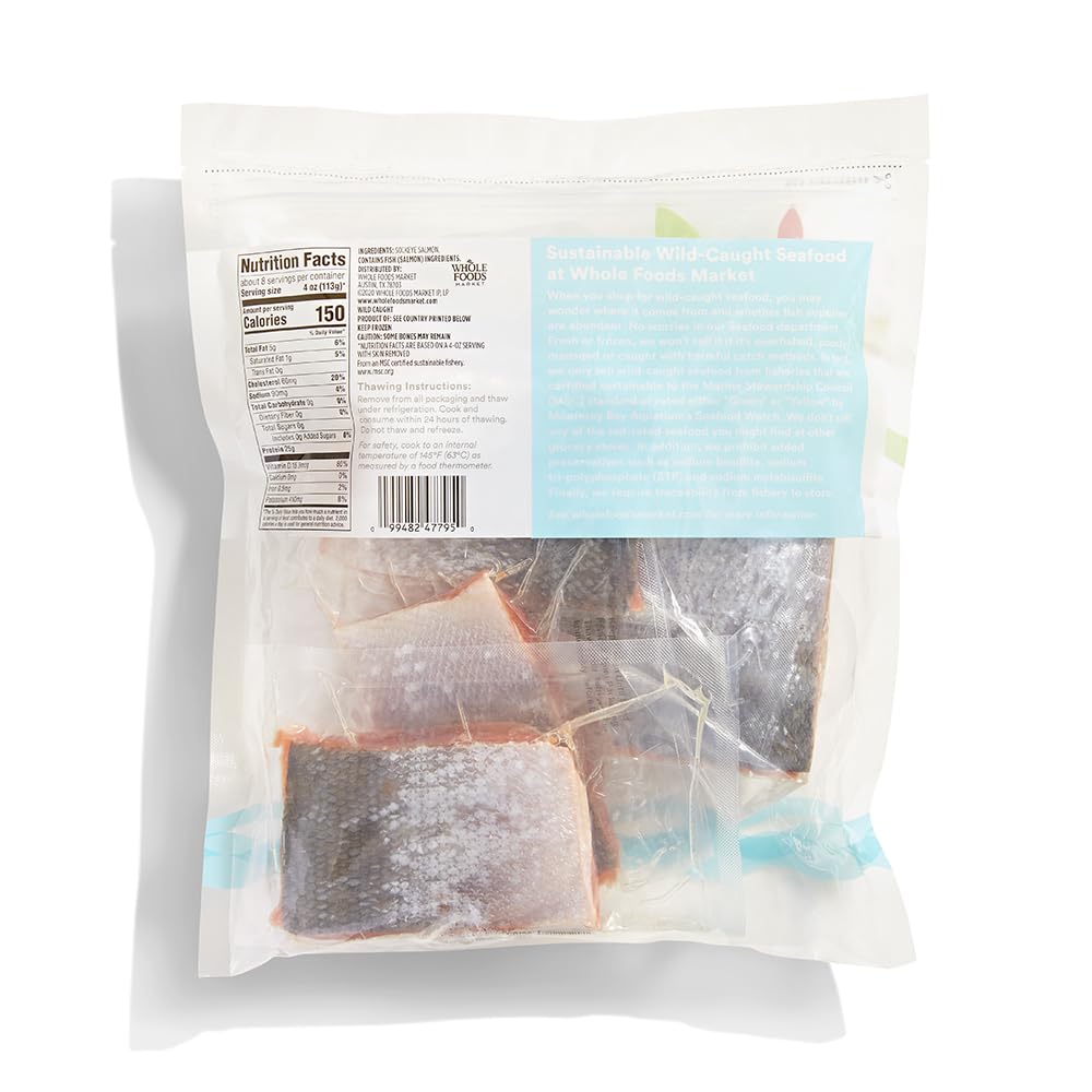 Sockeye Salmon Fillet 32 Oz 365 By Whole Foods Market
