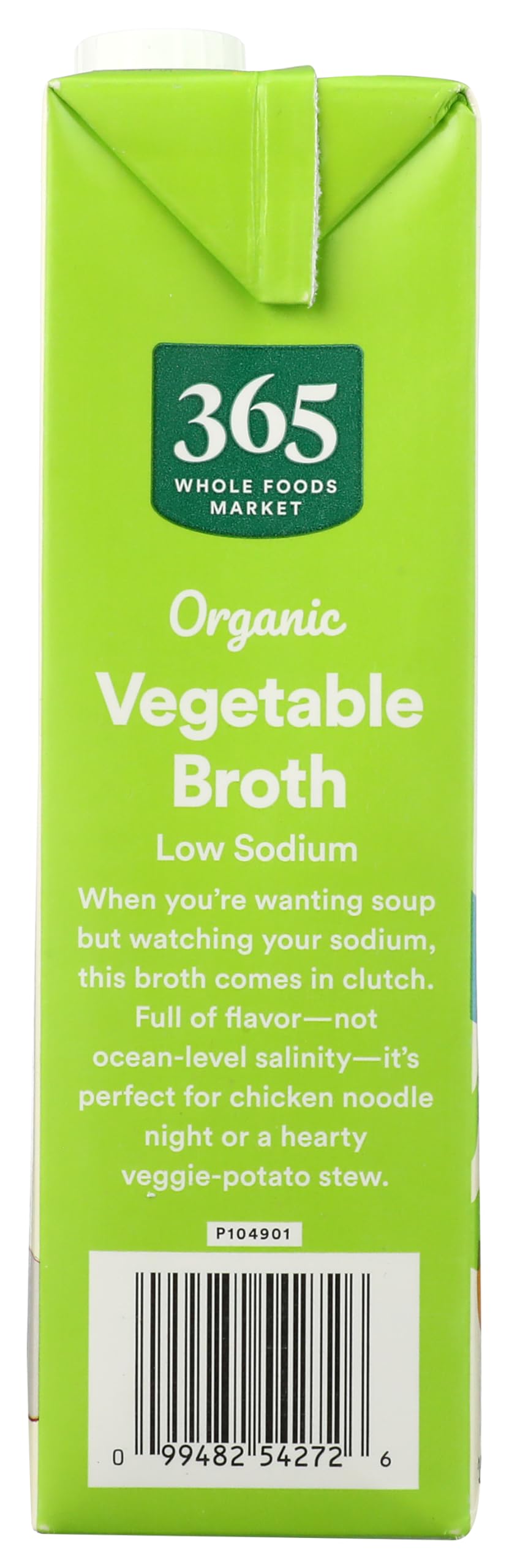 Organic Low Sodium Vegetable Broth 32 FZ 365 By Whole Foods Market