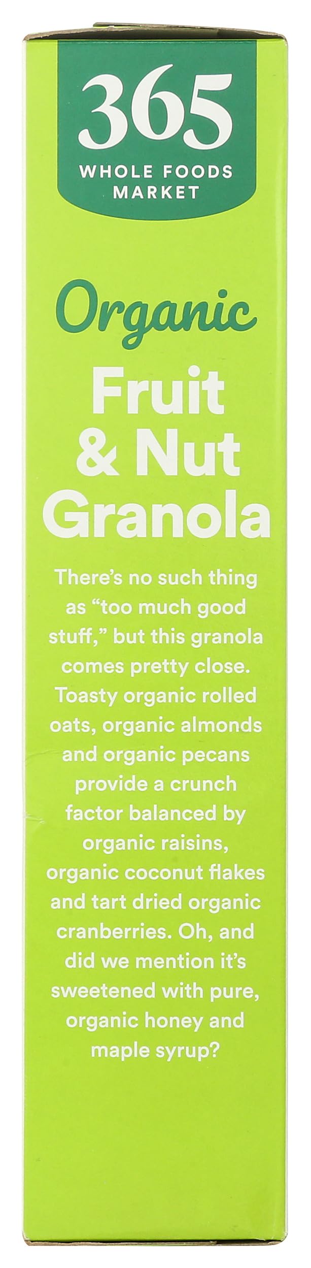 Organic Granola Fruit And Nut 17 Oz 1 Count 365 By Whole Foods Market