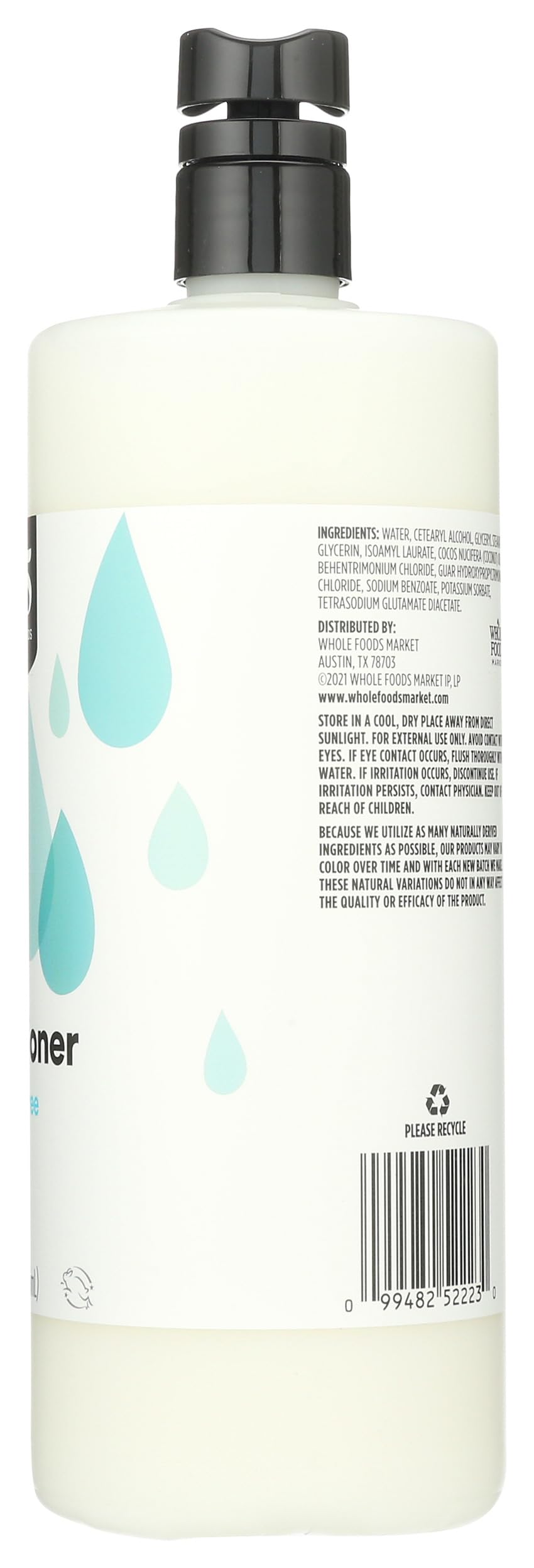Conditioner Fragrance-Free 32 Fl Oz 365 By Whole Foods Market