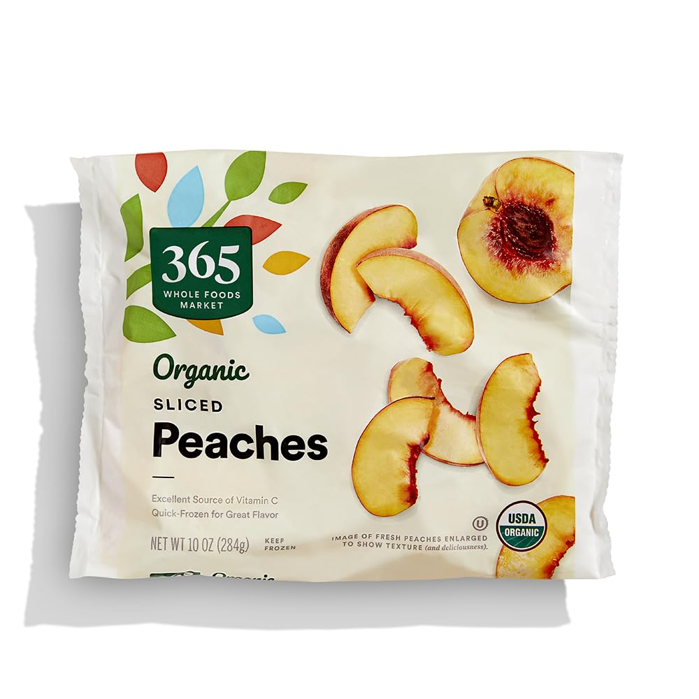 Organic Sliced Peaches 10 Oz 365 By Whole Foods Market