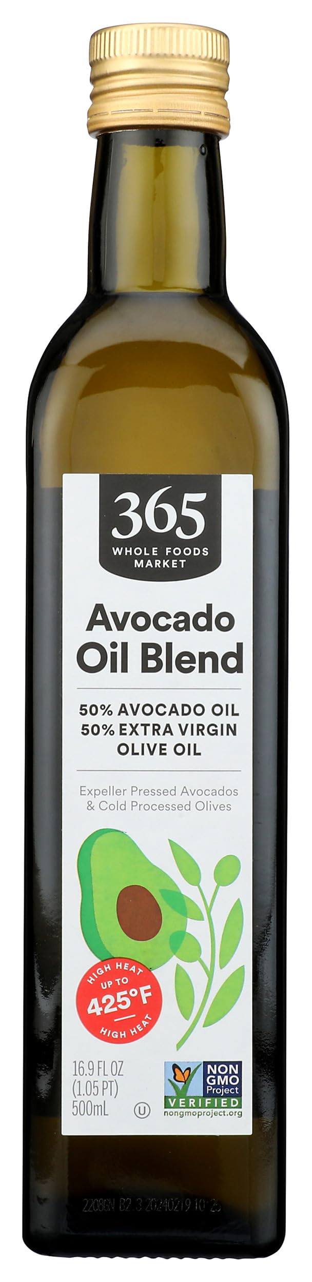 Avocado And Extra Virgin Olive Oil Blend 16.9 Oz 365 By Whole Foods Market