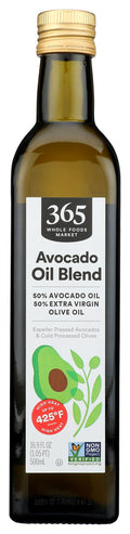 Avocado And Extra Virgin Olive Oil Blend 16.9 Oz 365 By Whole Foods Market
