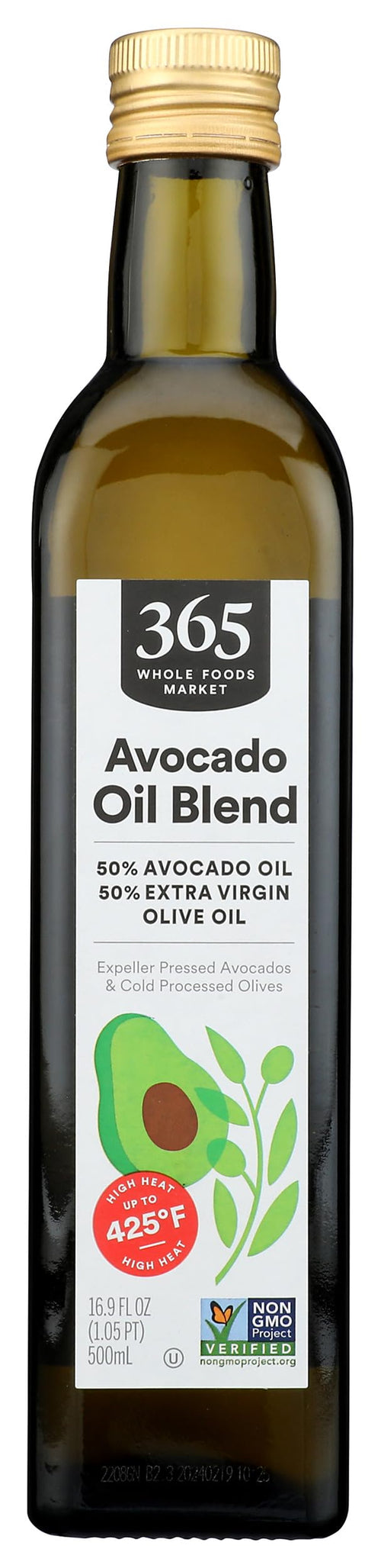 Avocado And Extra Virgin Olive Oil Blend 16.9 Oz 365 By Whole Foods Market