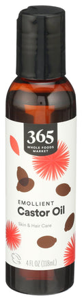 Emollient Castor Oil Skin And Hair Care 4 Fl Oz 365 By Whole Foods Market