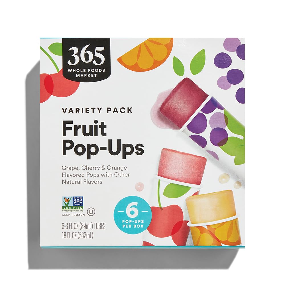 Fruit Pop-Ups Grape Cherry Orange 18 Fl Oz 365 By Whole Foods Market