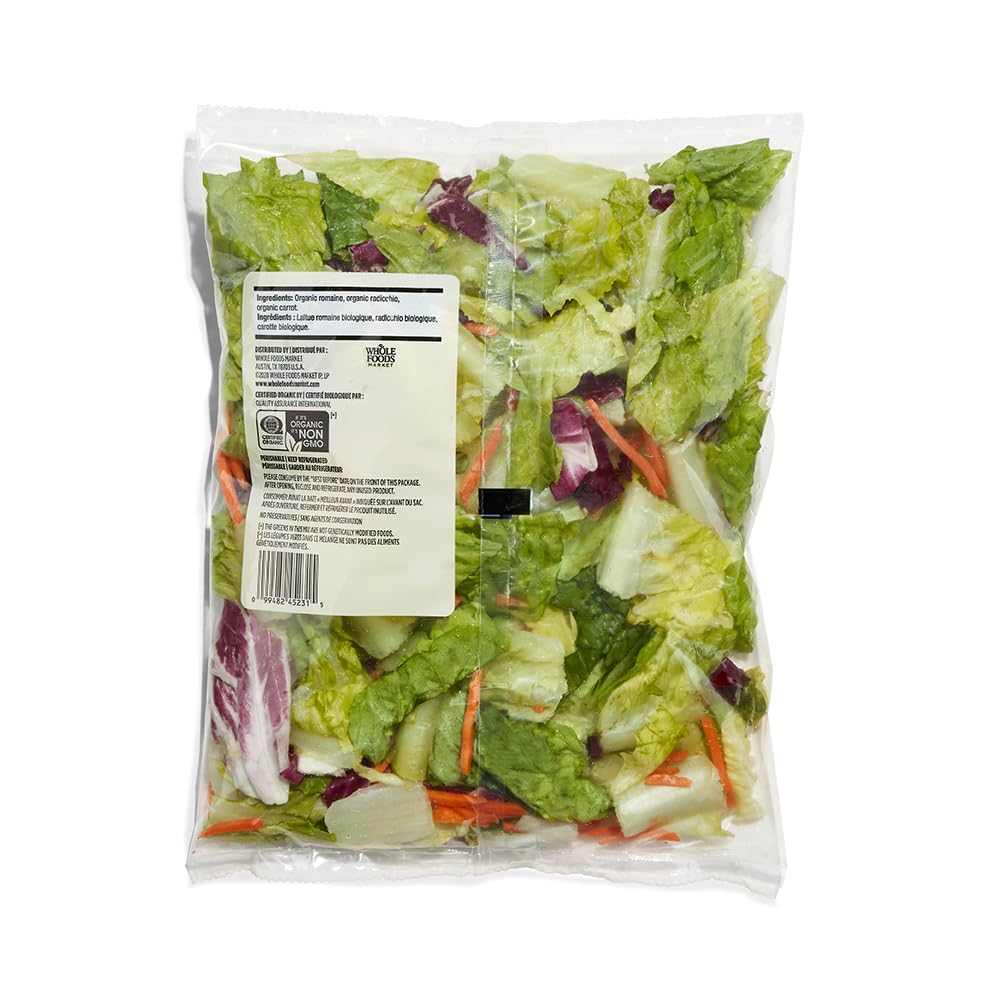 Organic Romaine Salad 10 Oz 1 Count 365 By Whole Foods Market