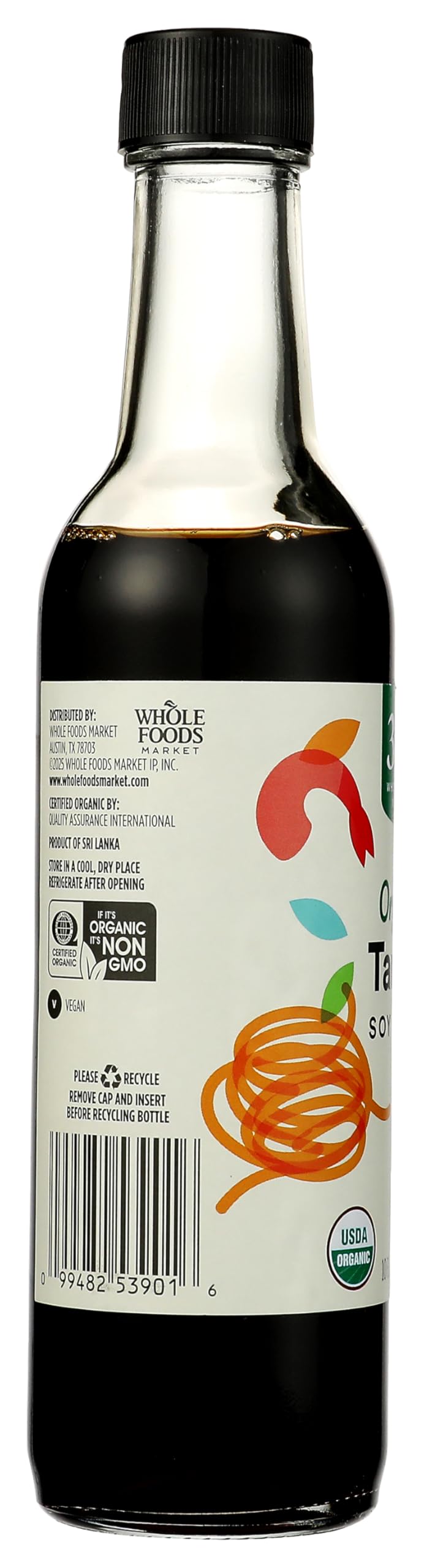 Organic Tamari Reduced Sodium 10 Fl Oz 365 By Whole Foods Market