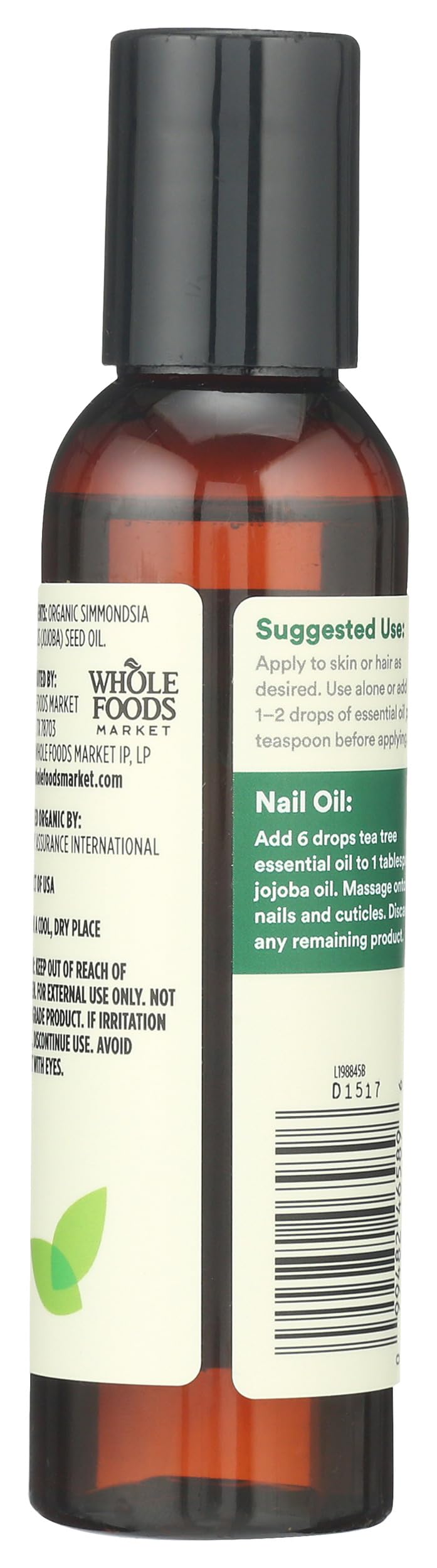 Organic Fortifying Jojoba Oil Skin And Hair Care 4 Fl Oz 365 By Whole Foods Market