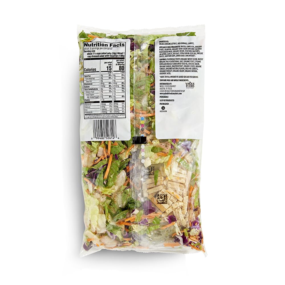Spicy Green Goddess Chopped Salad Kit 10 Oz 365 By Whole Foods Market