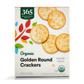 Organic Golden Round Crackers 12 Oz 1 Count 365 By Whole Foods Market