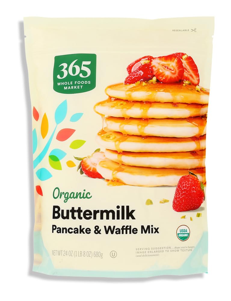 Organic Buttermilk Pancake And Waffle Mix 24 Oz 365 By Whole Foods Market