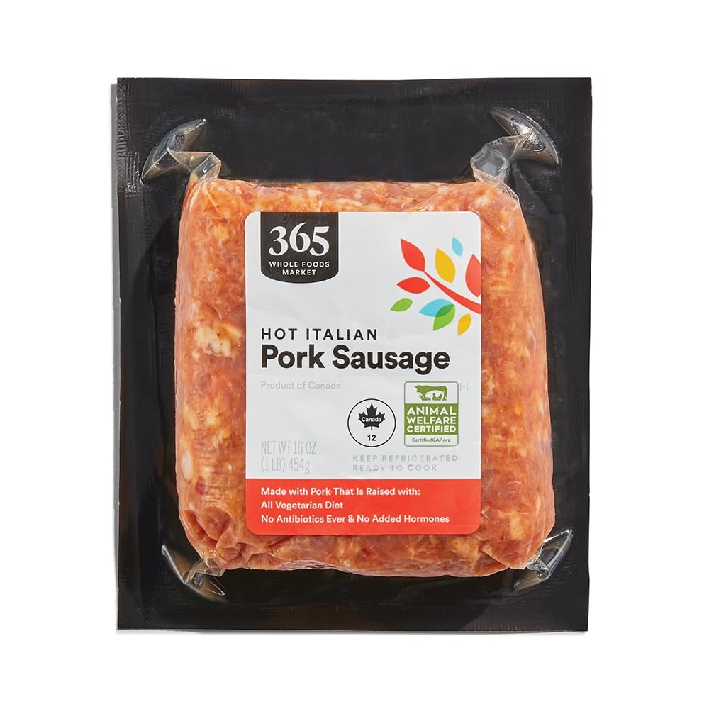 Hot Italian Pork Sausage 16 Oz 365 By Whole Foods Market
