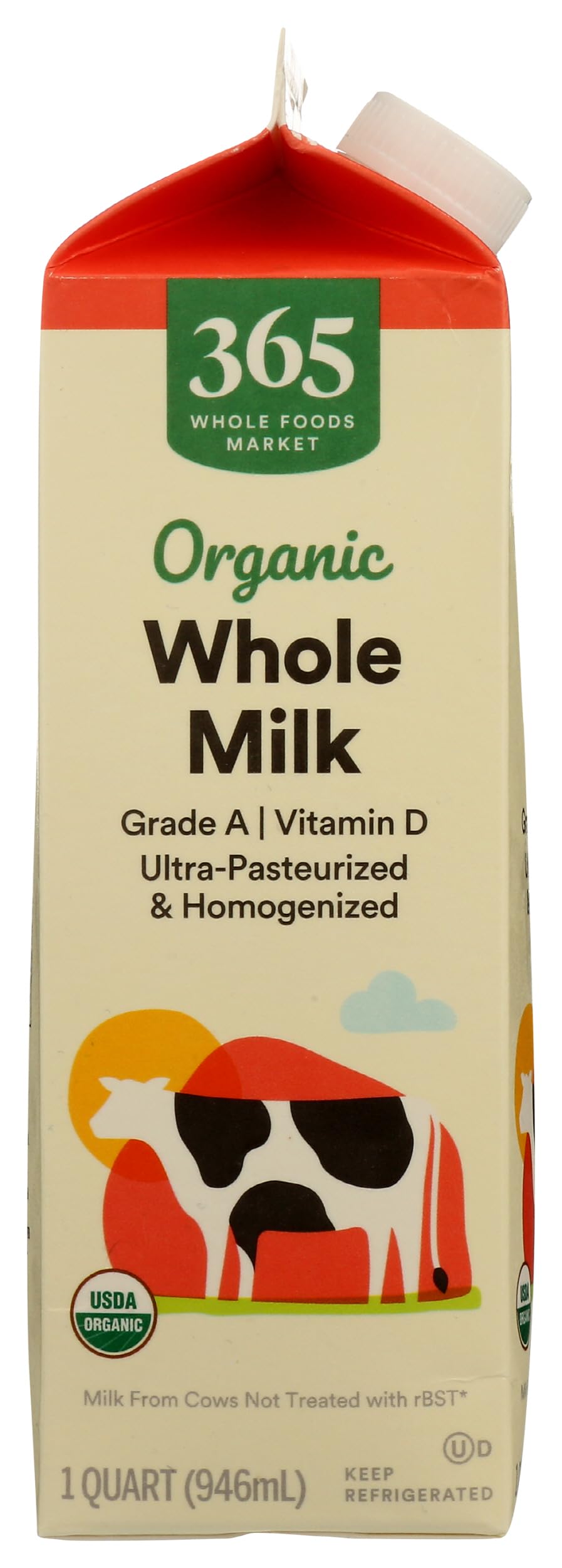 Organic Whole Milk 32 Fl Oz 365 By Whole Foods Market