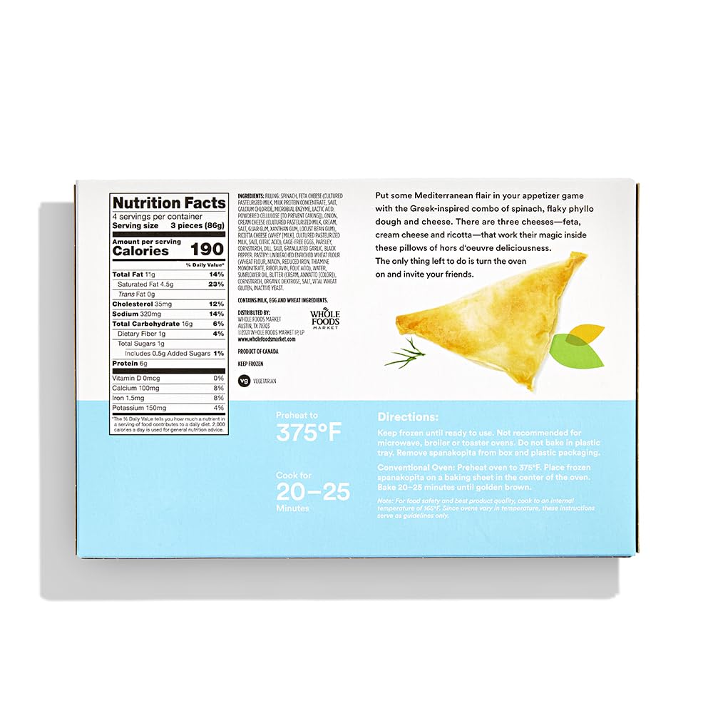 Spanakopita 12 Oz 365 By Whole Foods Market