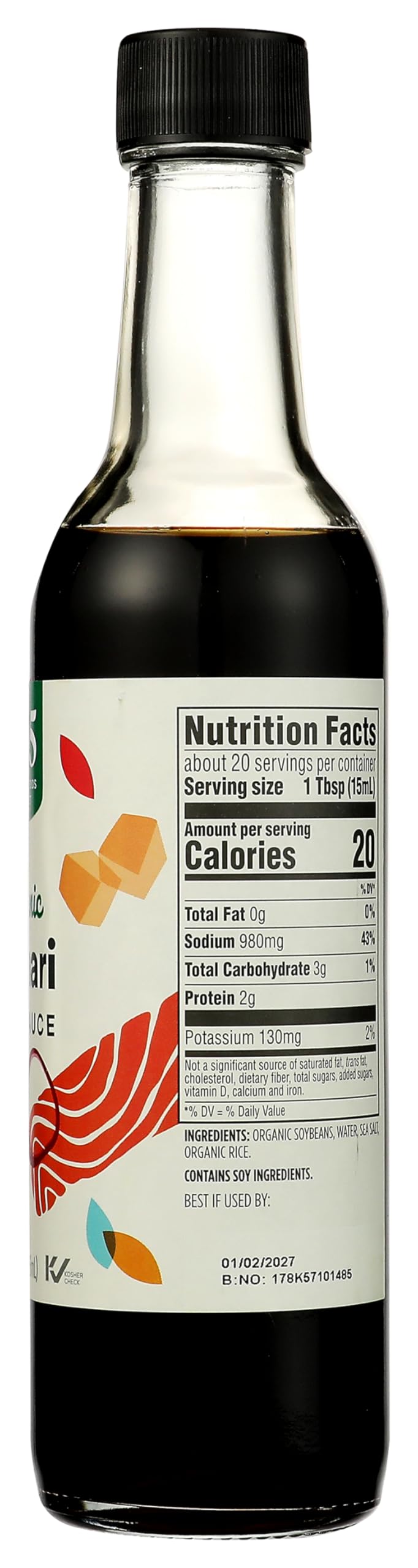 Organic Tamari Reduced Sodium 10 Fl Oz 365 By Whole Foods Market