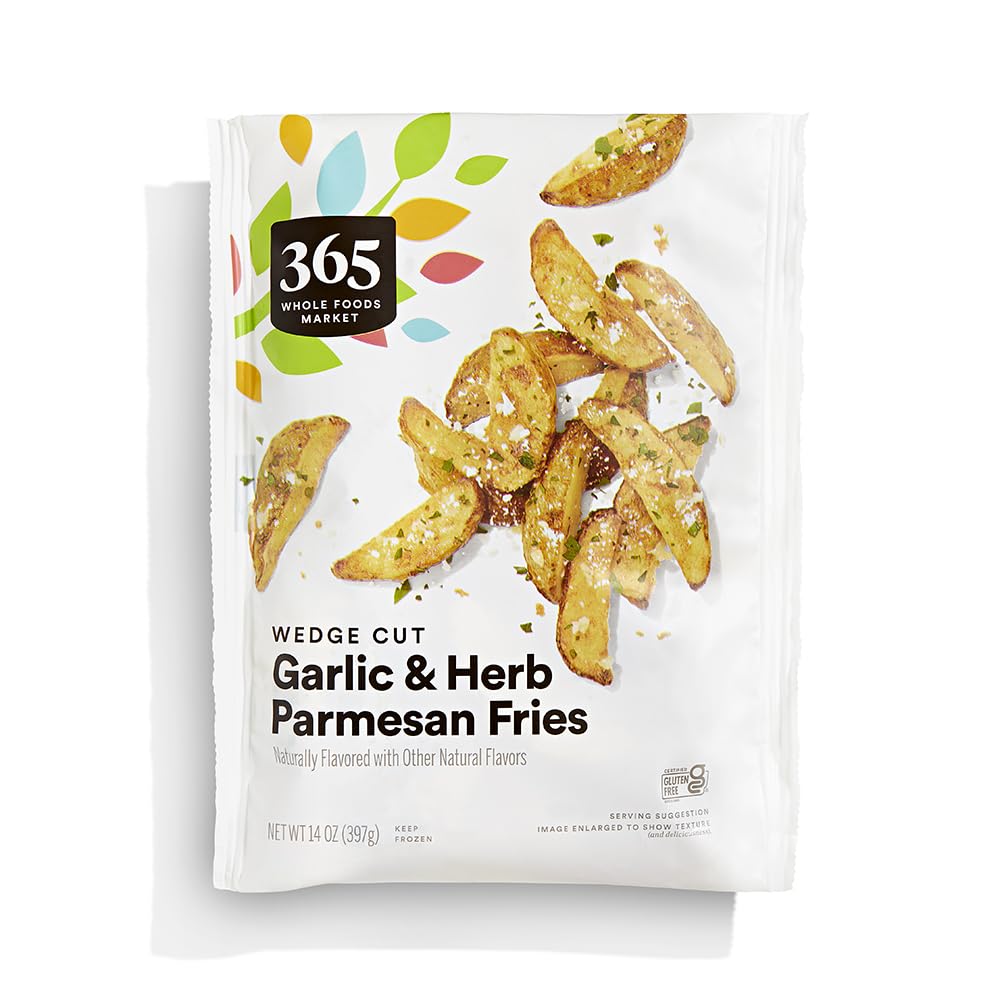 Garlic Parmesan Wedge Fries 14 Oz 365 By Whole Foods Market