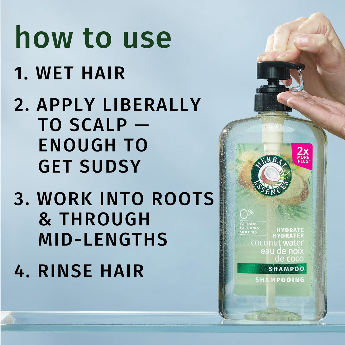 Herbal Essences Hydrate Coconut Water Shampoo 33.8 fl oz