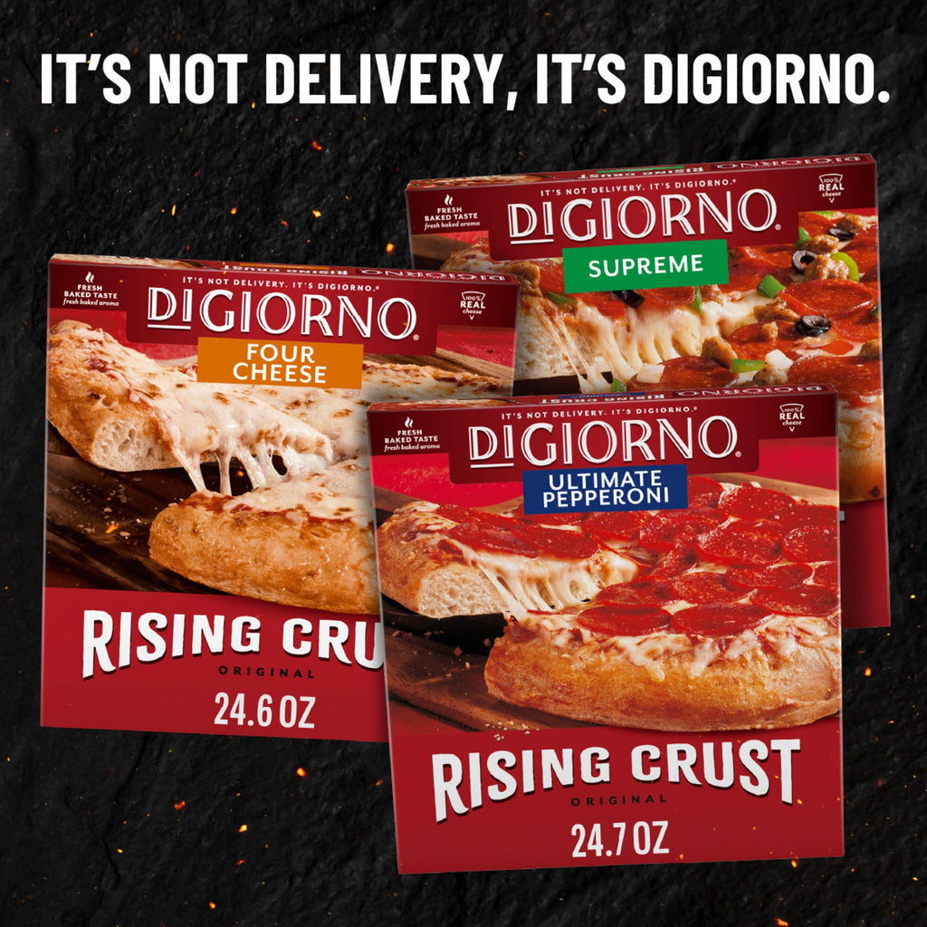 DiGiorno Rising Crust Ultimate Pepperoni Frozen Pizza 24.7 Oz