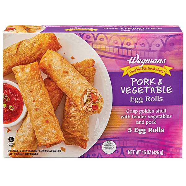 Wegmans Pork Vegetable Egg Rolls 5 Ct 15 Oz