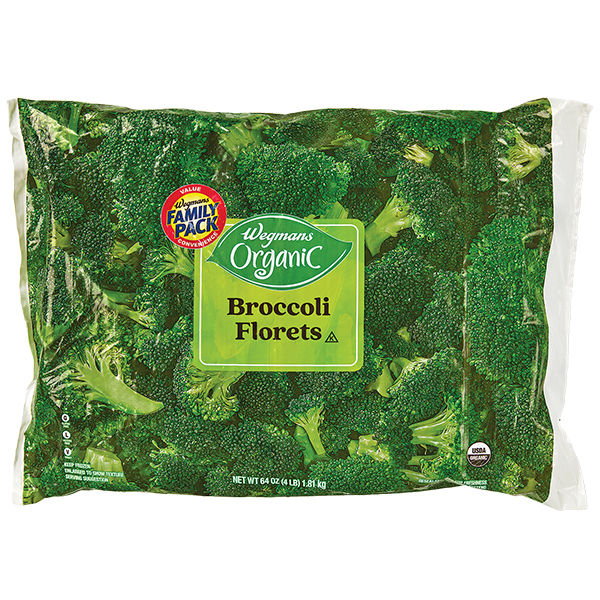 Wegmans Organic Frozen Broccoli Florets Family Pack