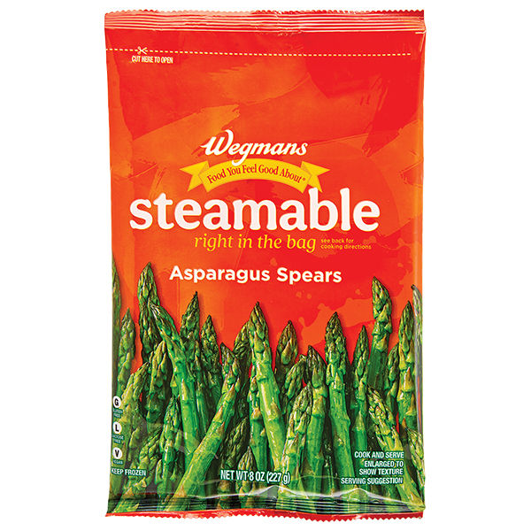 Wegmans Steamable Asparagus Spears 10 Oz