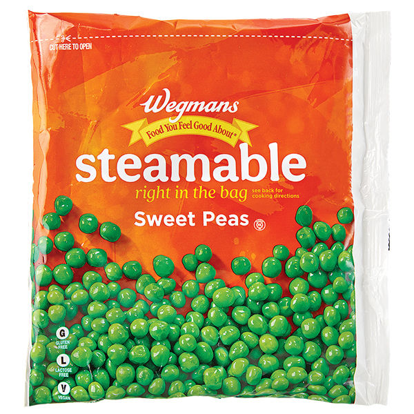 Wegmans Steamable Sweet Peas 12 Oz