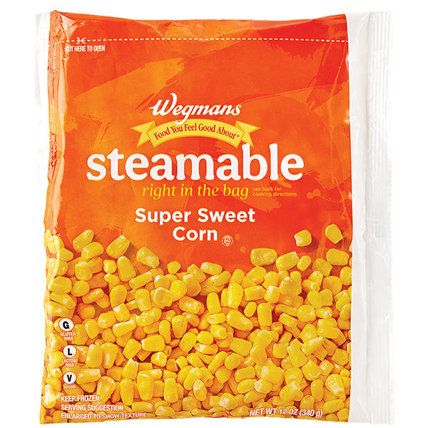 Wegmans Steamable Sweet Corn 12 Oz