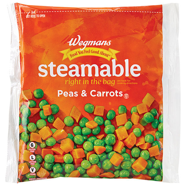 Wegmans Steamable Peas & Carrots 12 Oz