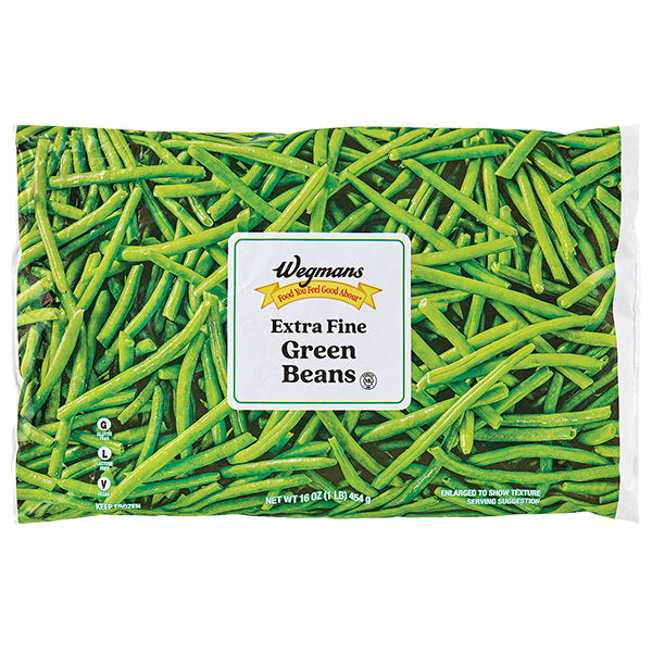 Wegmans Frozen Extra Fine Green Beans 16 Oz
