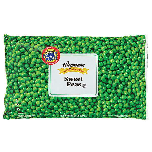 Wegmans Frozen Sweet Peas Family Pack 80 Oz