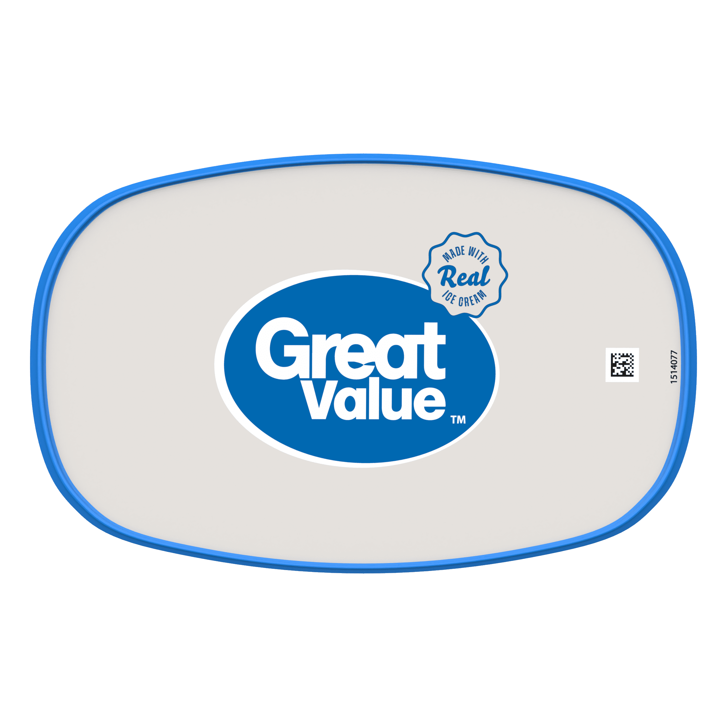 Great Value Fudge Tracks Ice Cream 48 Fl Oz