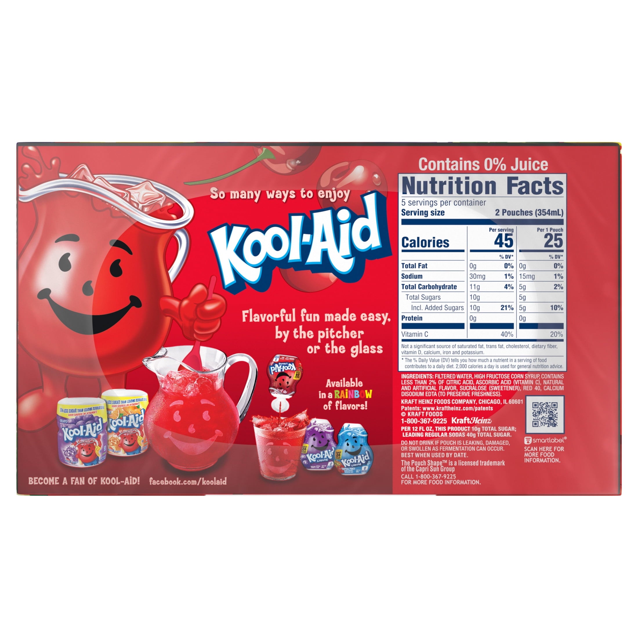 Kool-Aid Jammers Variety Pack Kids Drinks 30 Count 6 fl oz Pouches