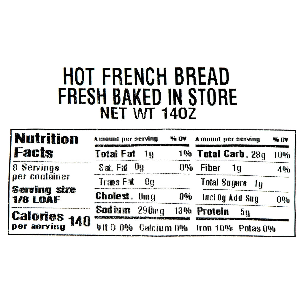 Hot French Bread 14 Oz 1 Count