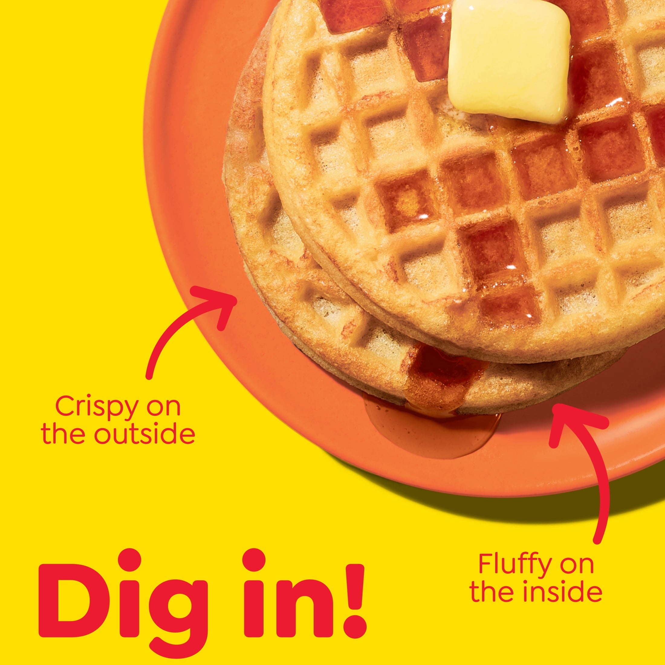 Eggo Homestyle Waffles Frozen 12.3 Oz 10 Count