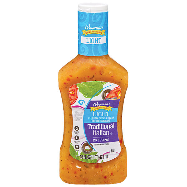 Wegmans Light Italian Salad Dressing 16 fl oz