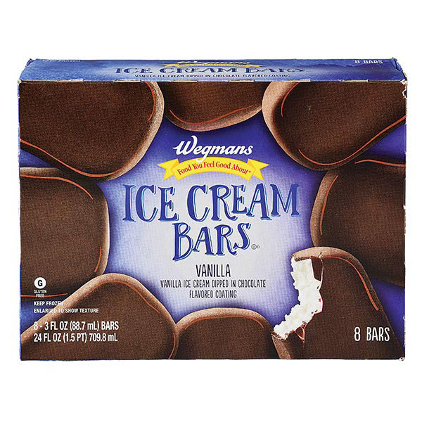 Wegmans Vanilla Ice Cream Bars 24 fl. oz.