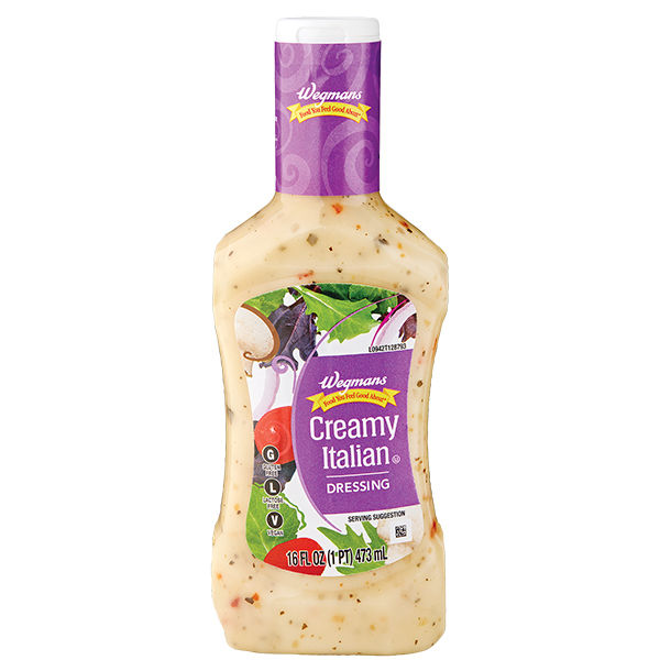 Wegmans Creamy Italian Salad Dressing 16 oz