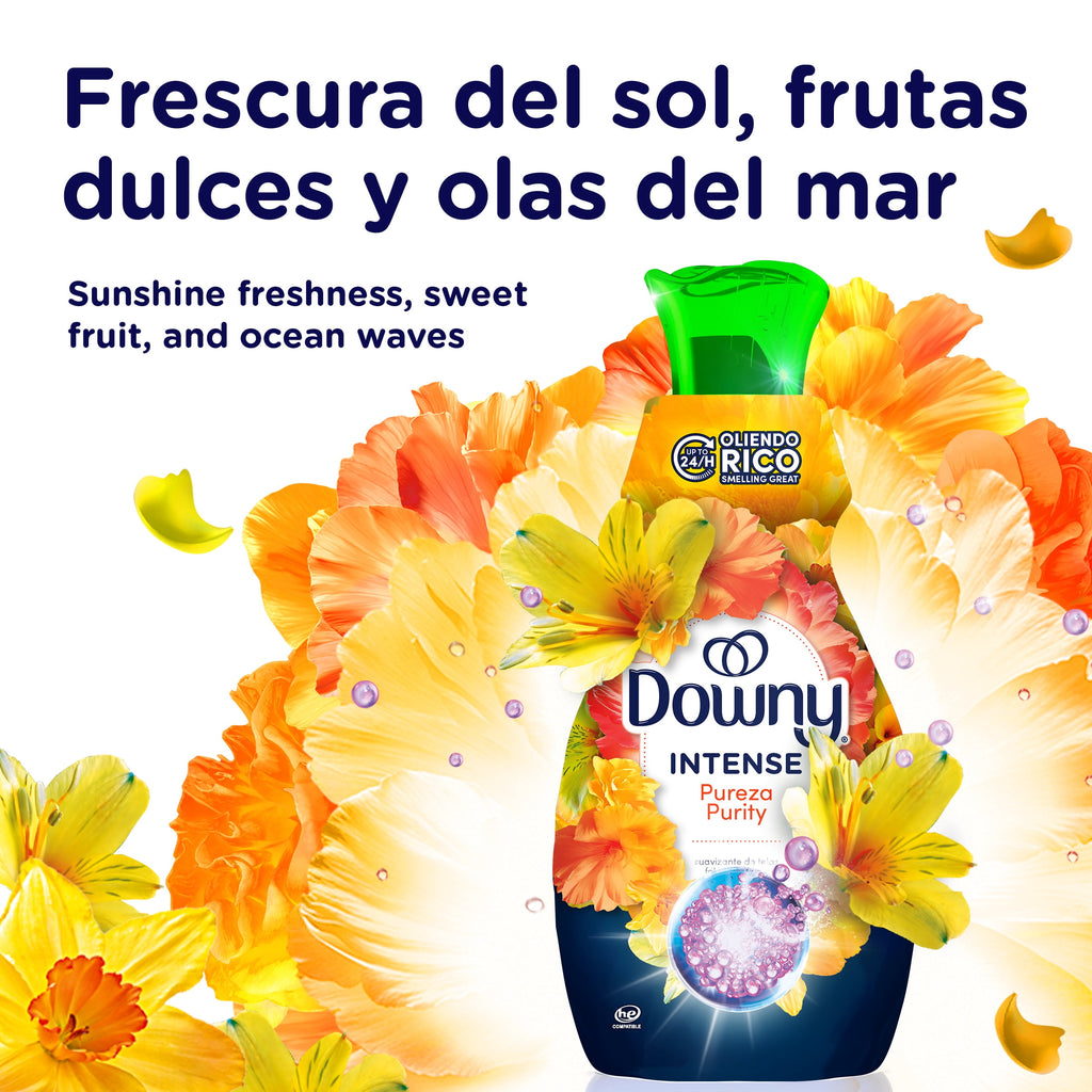 Downy Intense Liquid Fabric Softener Purity Scent 77 fl oz 105 Loads