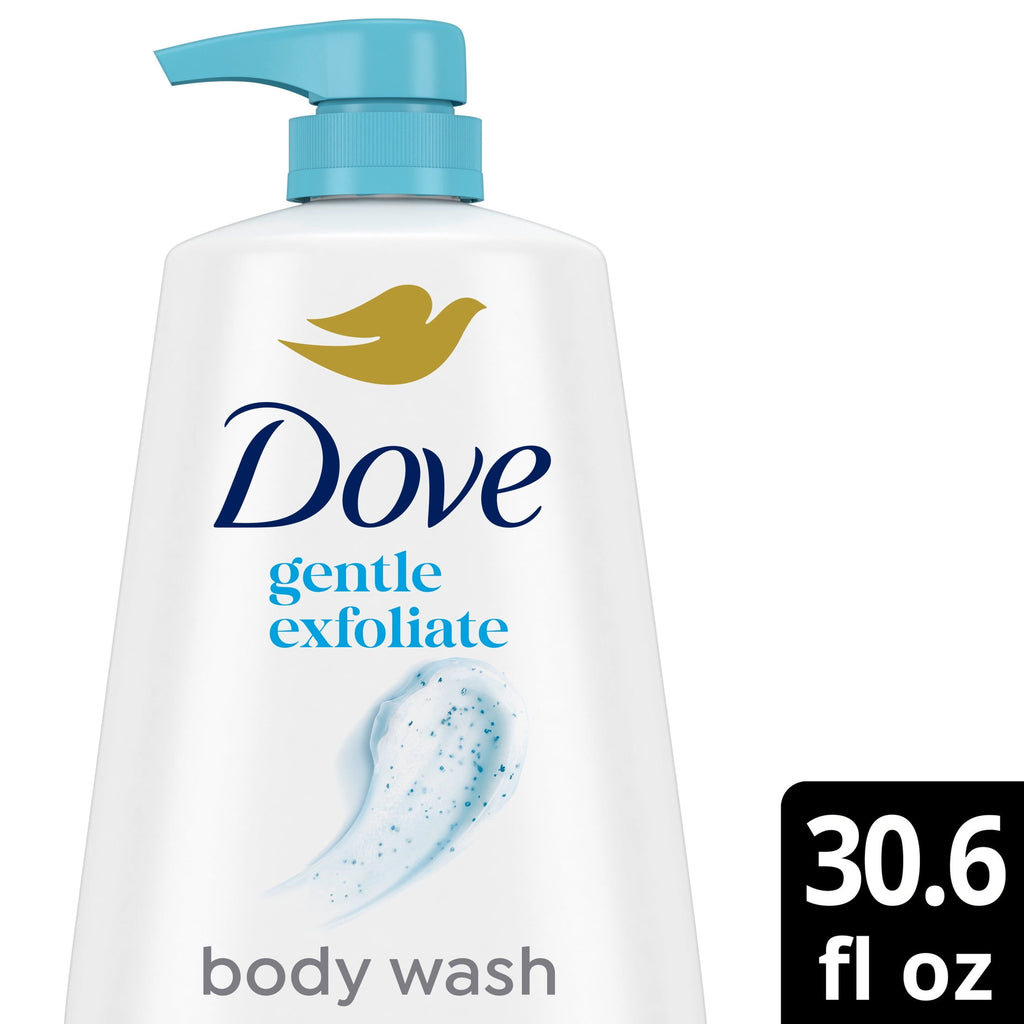 Dove Gentle Exfoliating Body Wash Sea Minerals Moisturizing Cleanser 30.6 fl oz
