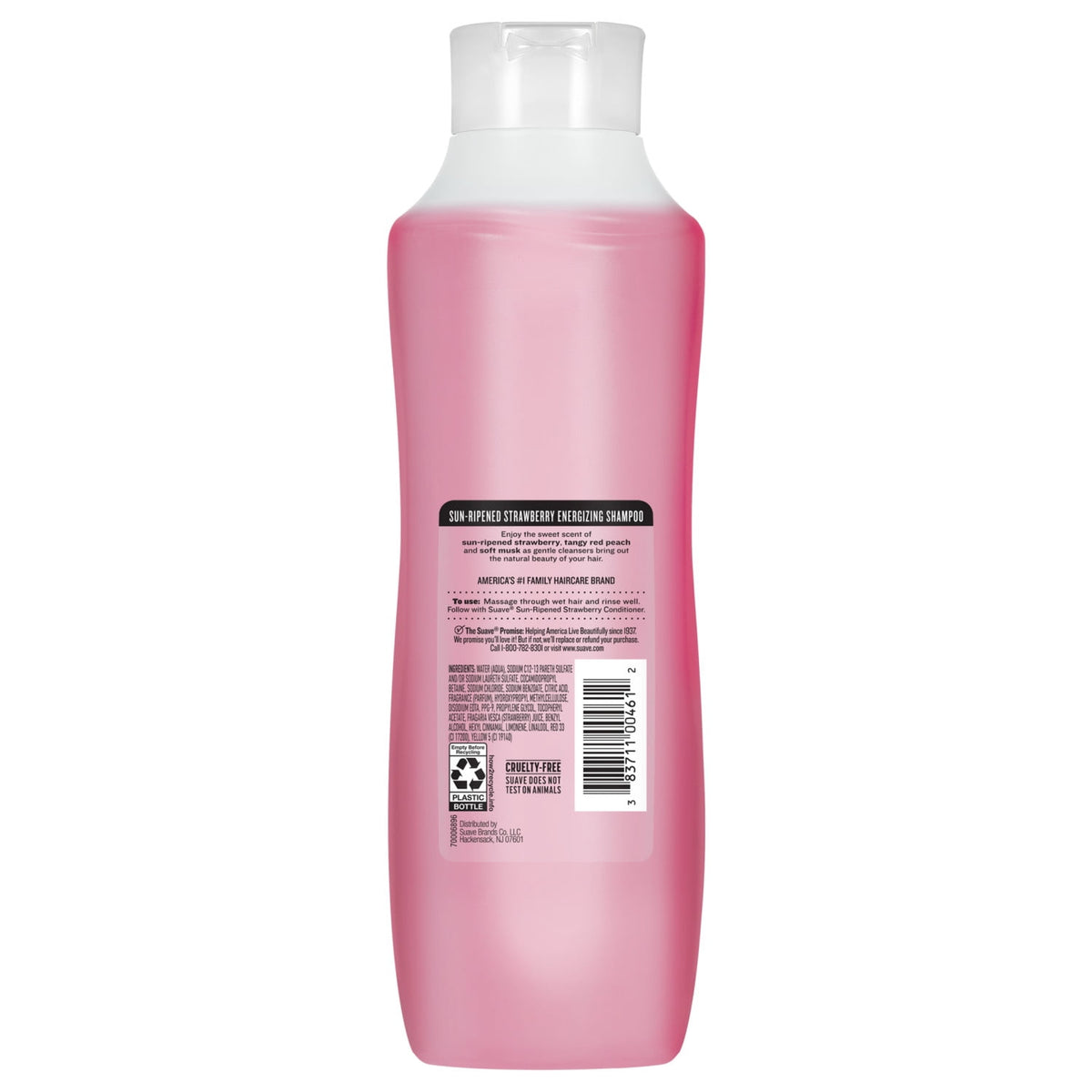 Suave Sun-Ripened Strawberry Shampoo with Strawberry Extract & Vitamin E 22.5 fl oz