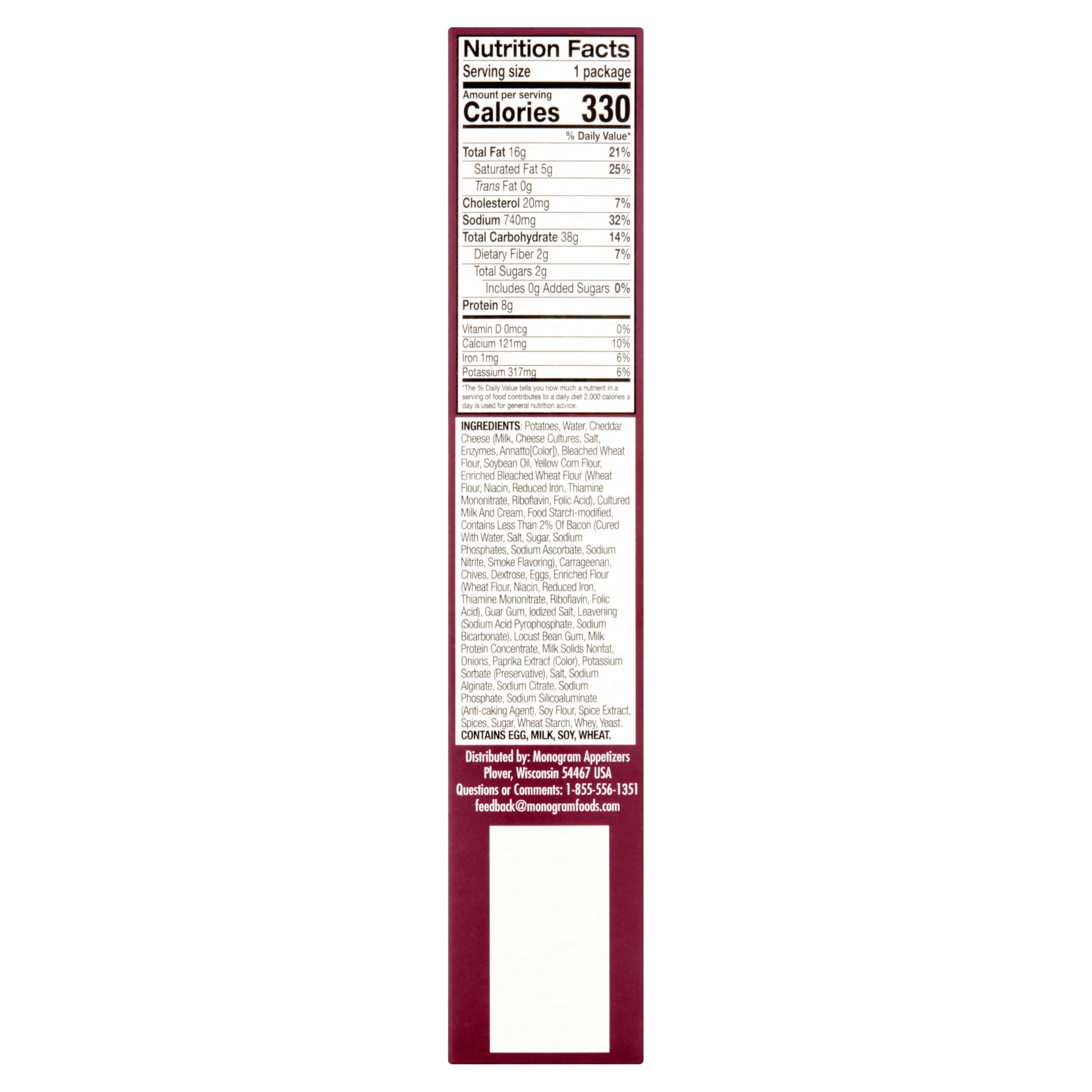 Snapps Loaded Potato Sticks Frozen Appetizers 5 Oz