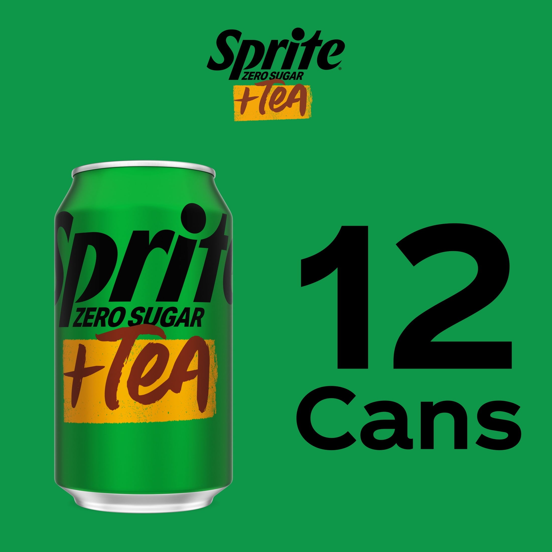 Sprite + Tea Lemon-Lime and Tea Flavored Soda 12 Fl Oz 12 Pack
