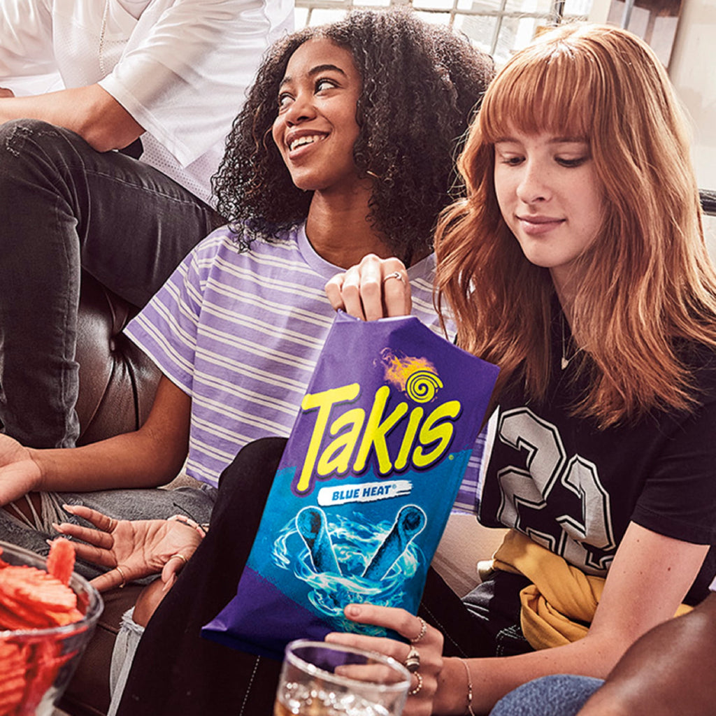 Hot Chili Pepper Rolled Tortilla Chips 9.9 Oz Takis